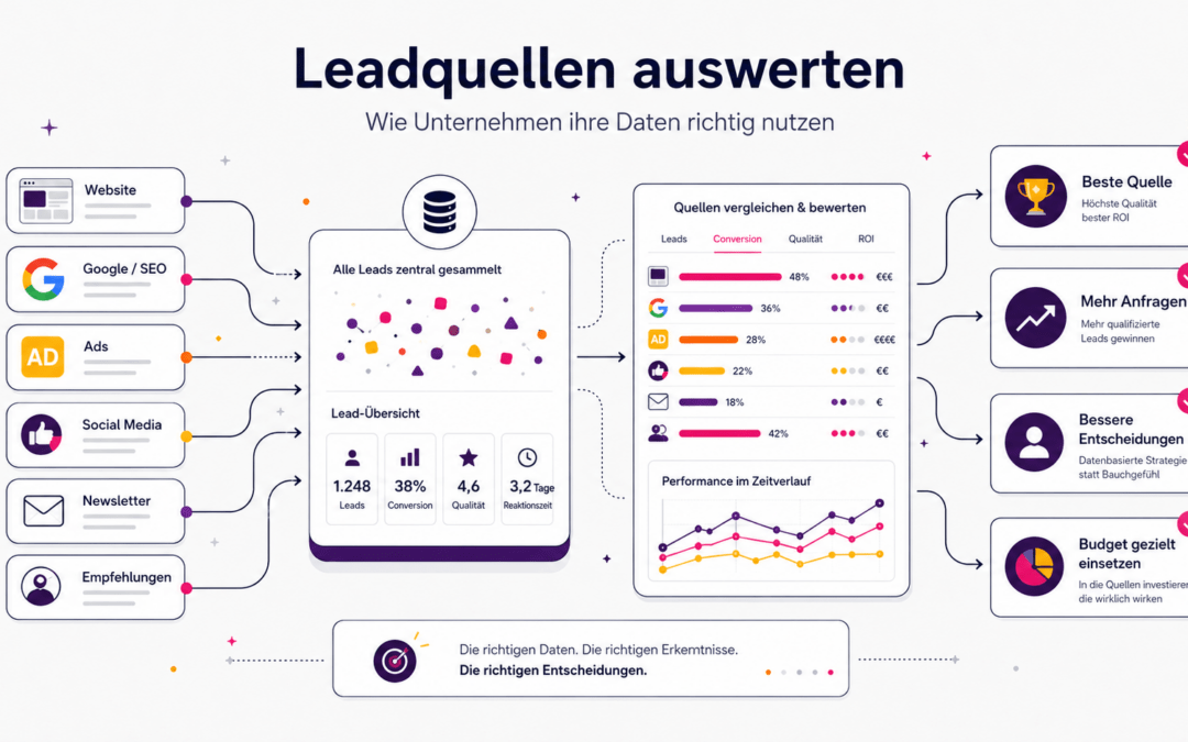 Leadquellen auswerten: Wie Unternehmen ihre Daten richtig nutzen